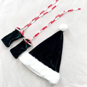 ASOS Black and White Santa Hat